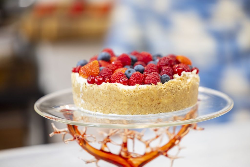 No-Bake Cheesecake mit Beeren