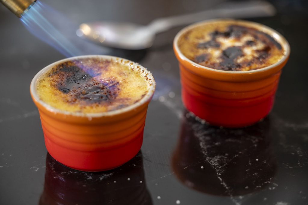 Creme Brulee mit Lavendel